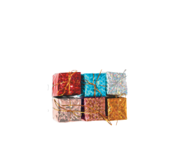 NATAL ENF.PRESENTINHO 3,5CM C/6 NTA1136